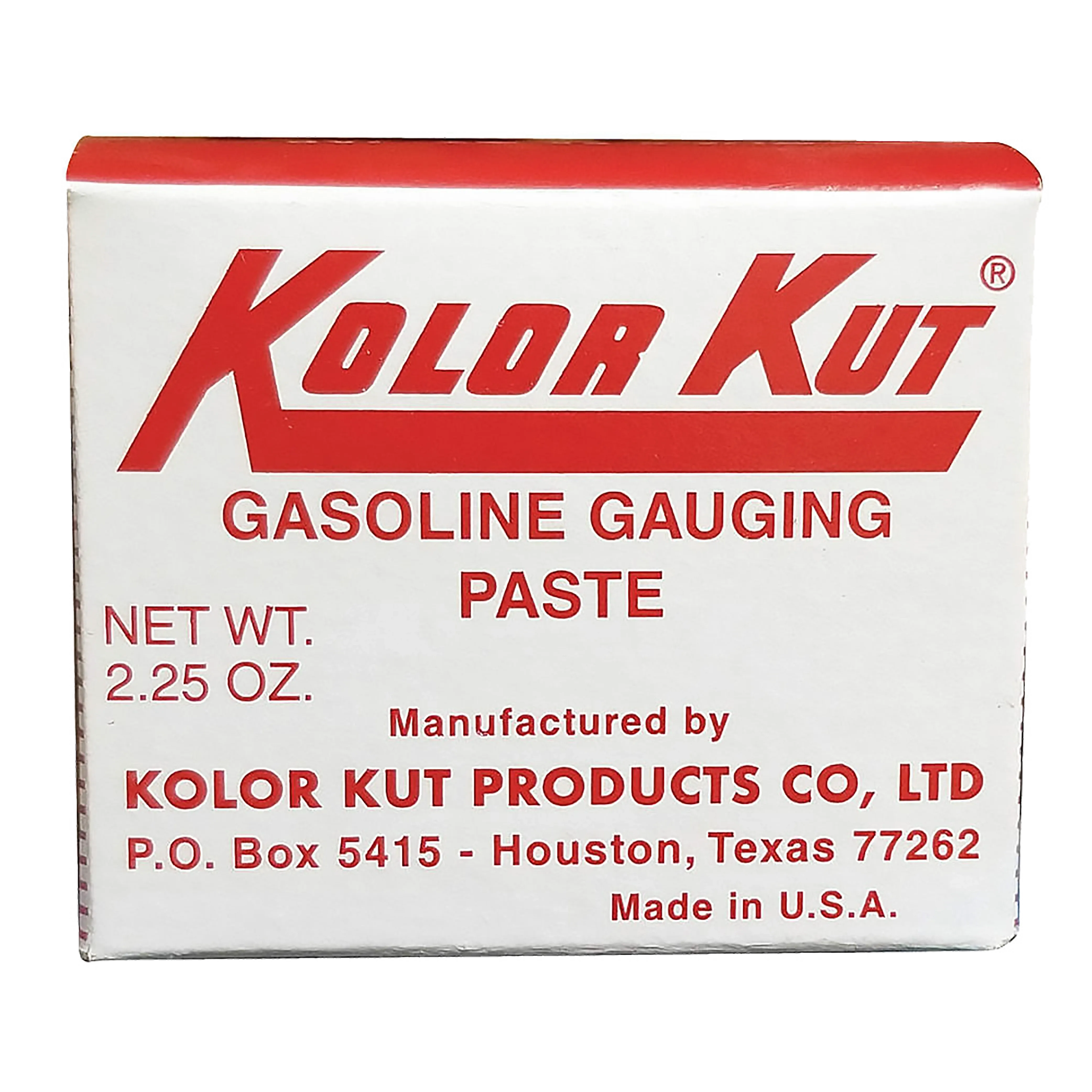 Kolor Kut® Gasoline Indicating Paste 2.25oz
